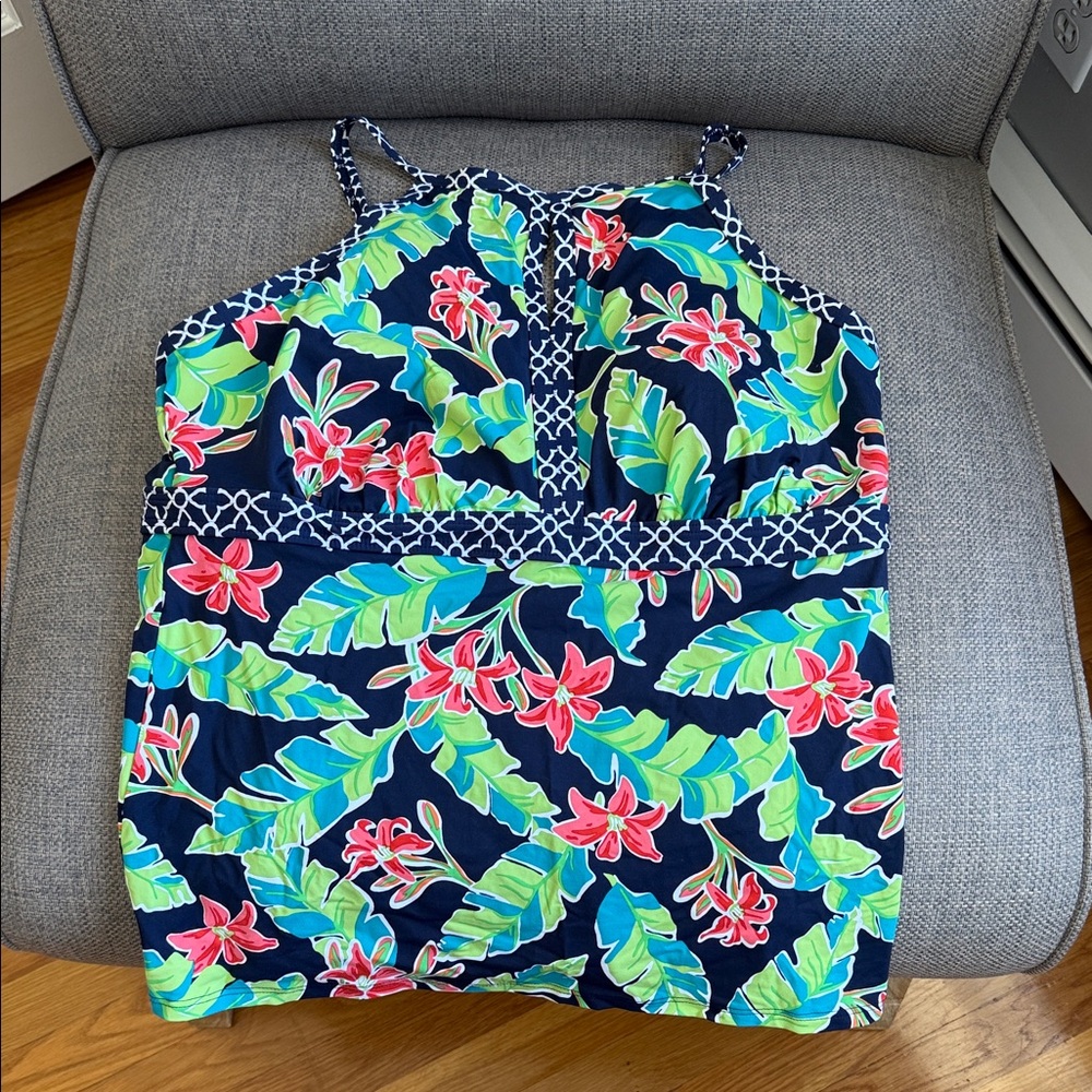 Lands' End tankini top sz 16